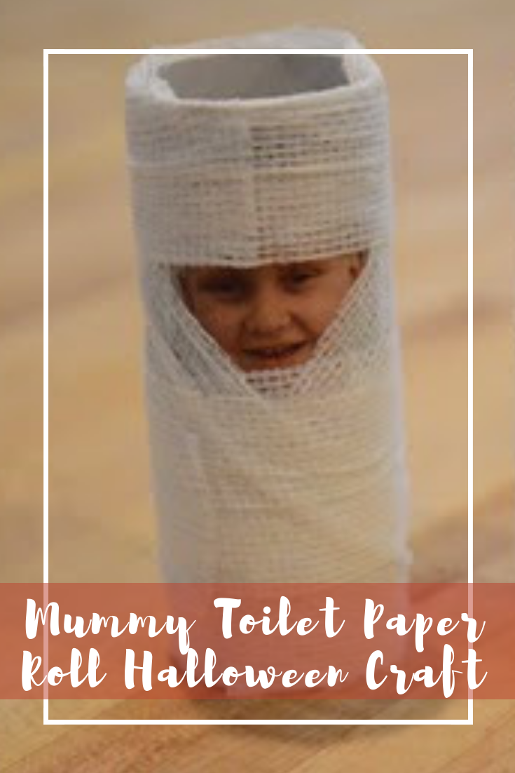 Halloween Toilet Paper Roll Mummies for Kids