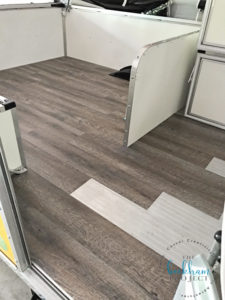 Refinishing floors in a QuickSilver Livin'Lite PopUp