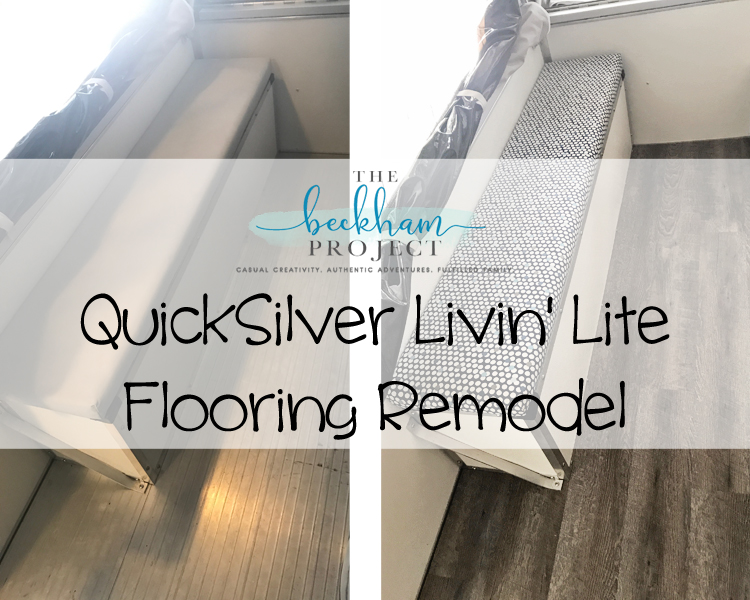 Refinishing floors in a QuickSilver Livin'Lite PopUp