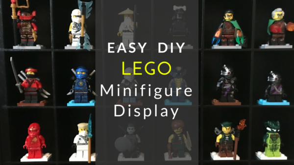 Easy DIY Lego Minifigure Display Case