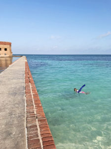 Visiting Dry Tortugas National Park and Fort Jefferson on Garden Key in the Florida Keys with Kids.