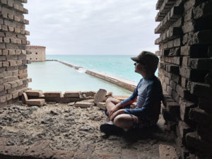 Camping at Dry Tortugas National Park near Fort Jefferson in the Florida Keys with Kids
