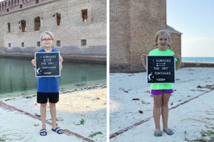 Camping at Dry Tortugas National Park near Fort Jefferson in the Florida Keys with Kids