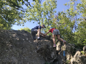 Hiking Bearfence Trail in Shenandoah National Park with Kids