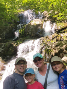 Hiking Dark Hollow Falls Trail in Shenandoah National Park with Kids