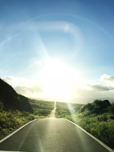 Driving the Road to Hana in Maui. Take the back way, the Piilani Highway.