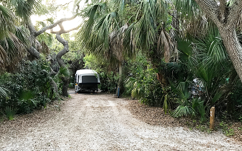 Camping at Fort De Soto Park in Pinellas Florida