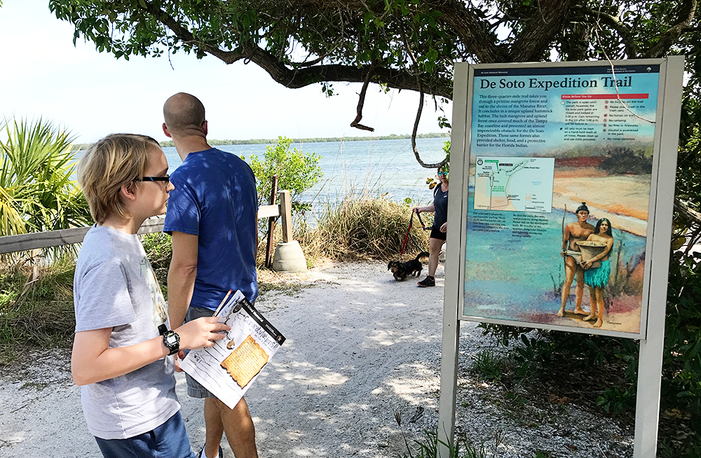 De Soto National Memorial in Bradenton, Florida. Florida National Parks with Kids.