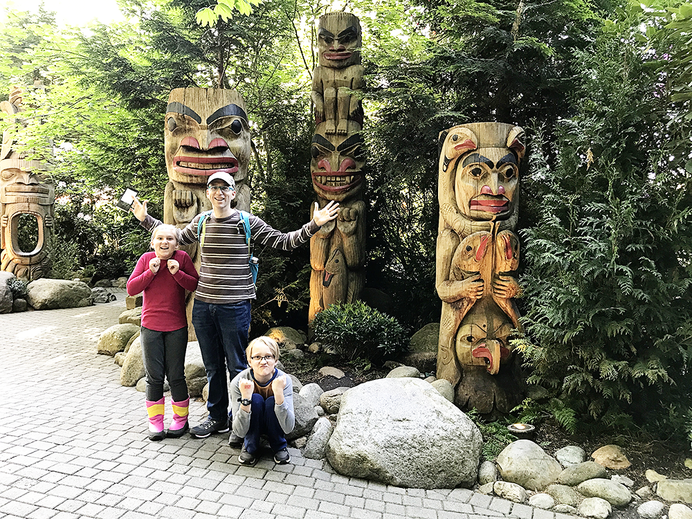 Visiting Vancouver with Kids - the Capilano Suspension Bridge Park