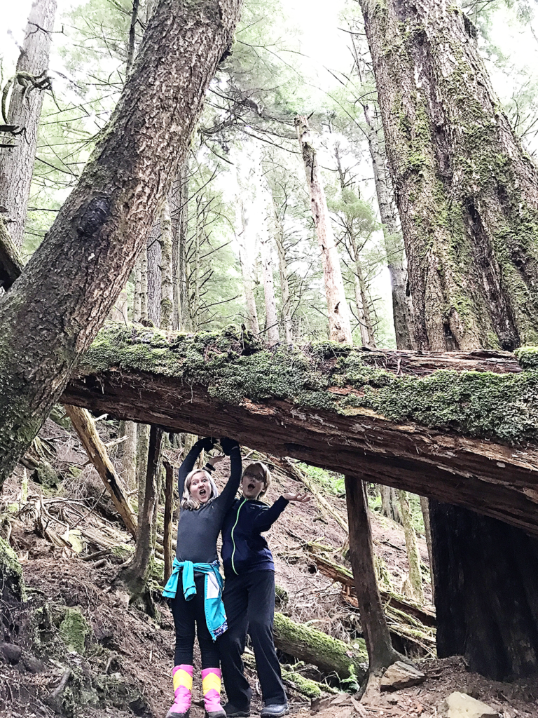 Ketchikan with Kids:: Hiking Rainbird Trail in Alaska