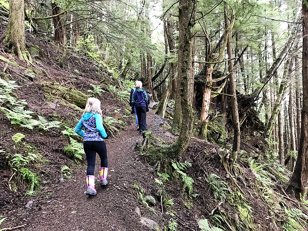 Ketchikan with Kids:: Hiking Rainbird Trail in Alaska