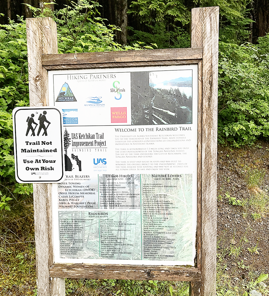 Ketchikan with Kids:: Hiking Rainbird Trail in Alaska