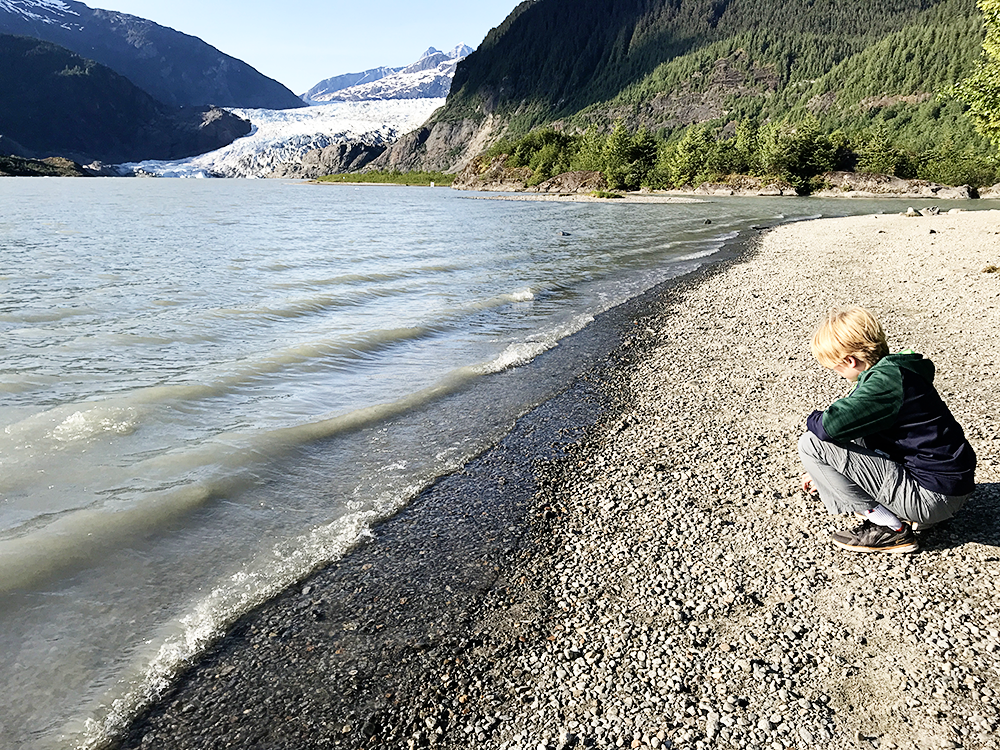 Mendenhall Glacier National Recreation Area in Juneau, Alaska