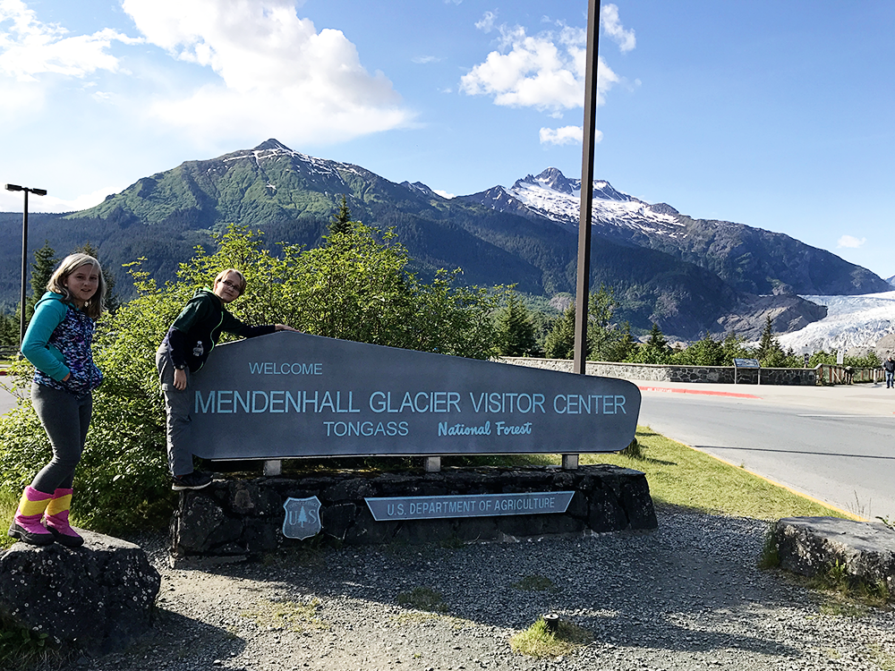 Mendenhall Glacier National Recreation Area in Juneau, Alaska