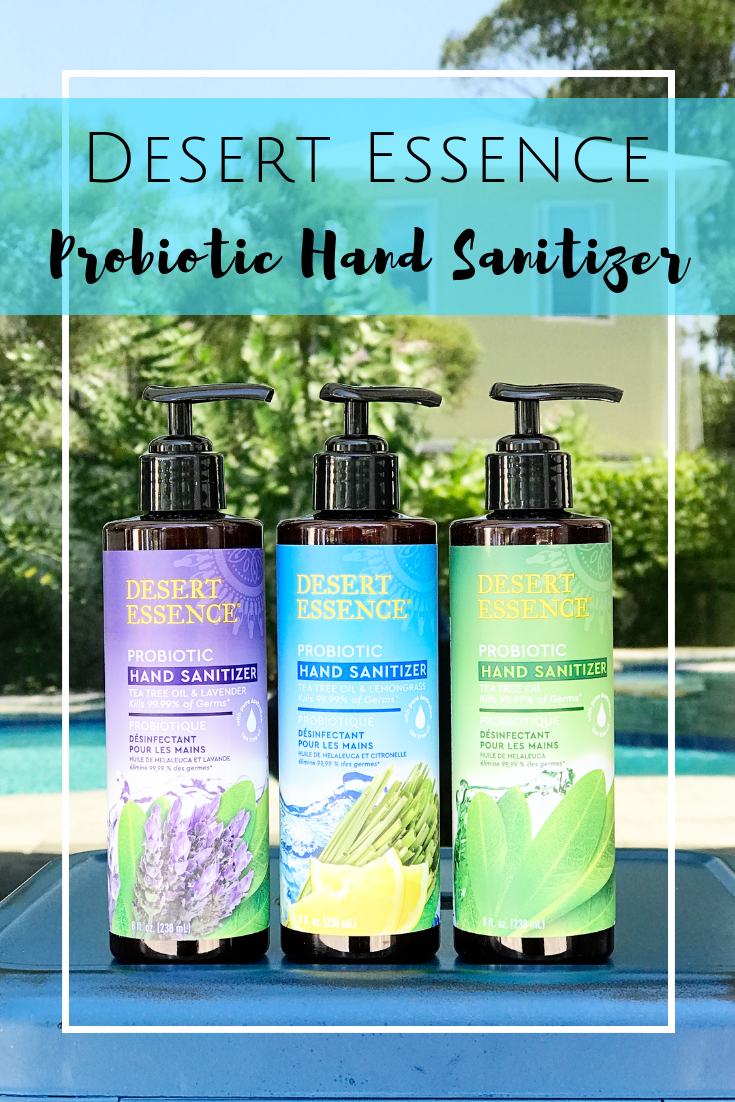 Desert Essence Hand Sanitizer with Probiotic