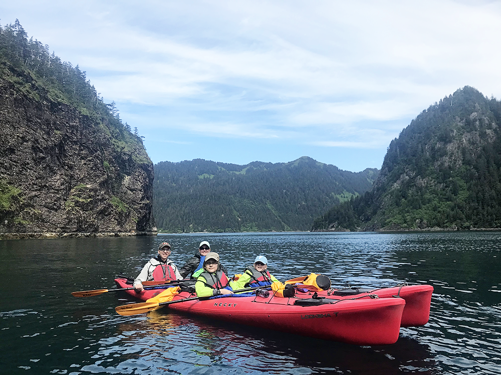 Kayaking with kids in Seward Alaska with Kayaking Adventures Worldwide