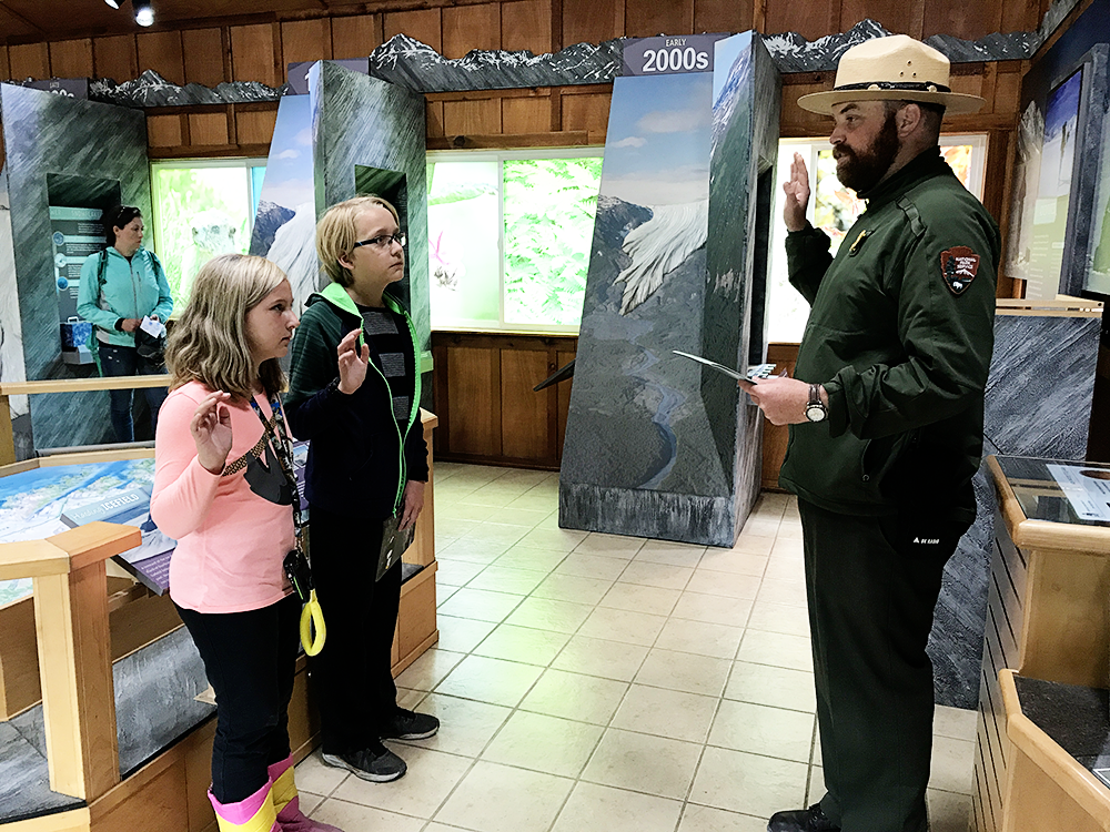 5 Fun Things to do in Seward, Alaska with Kids - Become a Junior Ranger at Kenai Fjords National Park