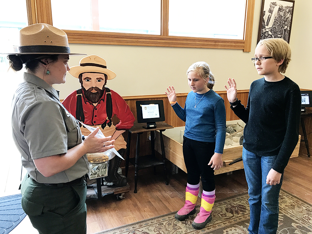 Klondike Goldrush National Historic Site Junior Ranger Badge for Kids