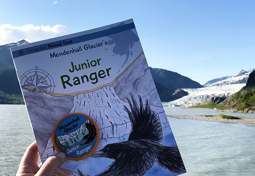 Mendenhall Glacier National Park Visitor Center Junior Ranger Badge for Kids