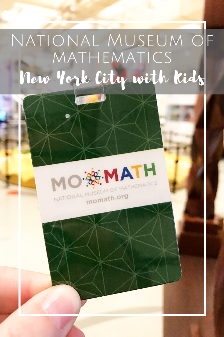 MoMath in NYC - Visiting the National Museum of Mathematics with Kids
