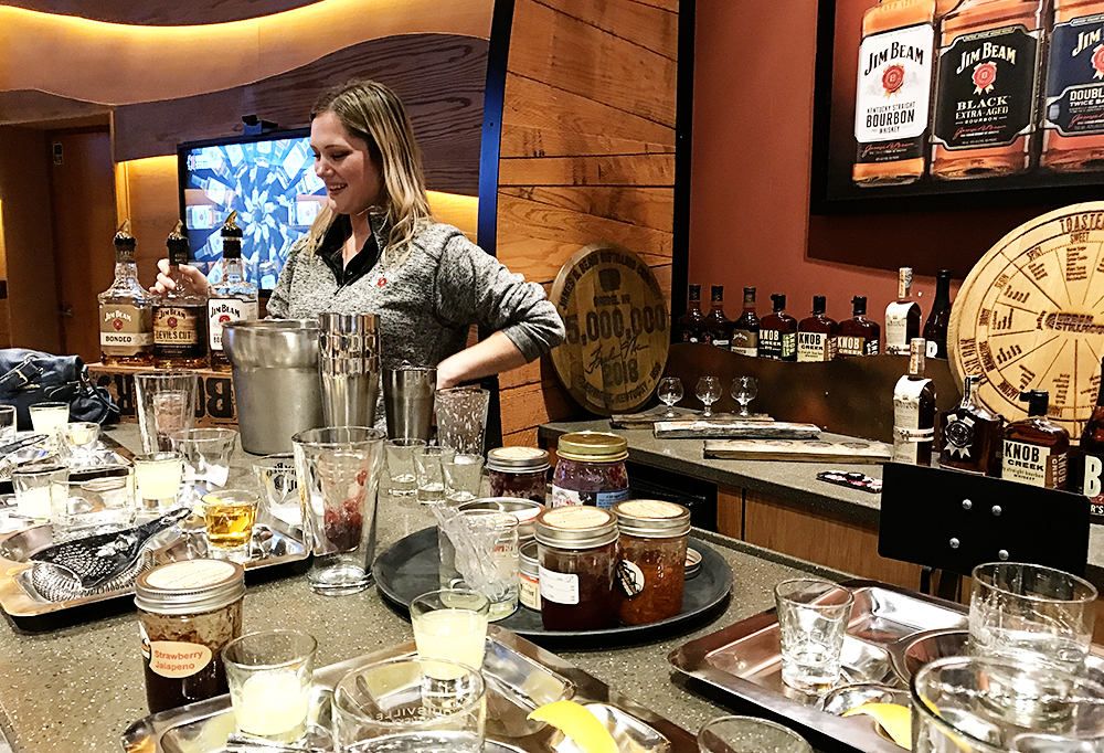 Kentucky Bourbon Trail:: Jim Beam Urban Stillhouse Tableside Cocktail Class & Distillery Tour