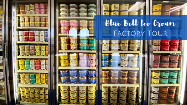Blue Bell Ice Cream factory tour and tasting in Brenham, Texas