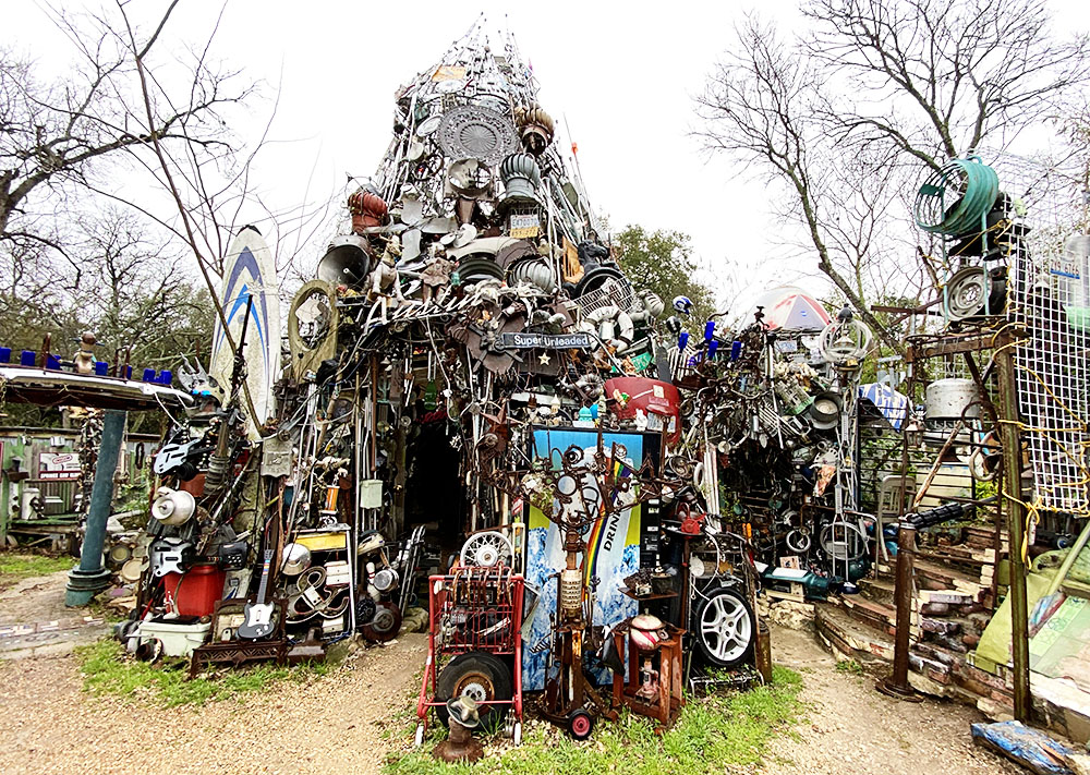 The Cathedral of Junk in Austin, Texas