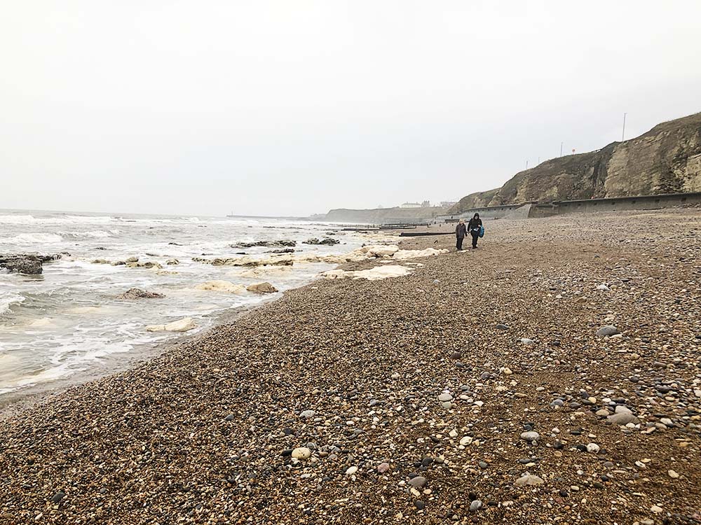 Low tide at Seaham Beach