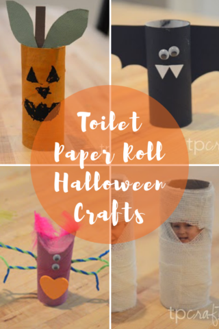 Halloween Toilet Paper Crafts - The Beckham Project