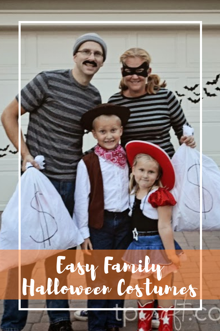 Easy Family Cowboy and Cowgirl Halloween Costume