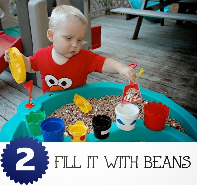 Fill It With Beans {10 Fun Things to Do with Your Water Table}