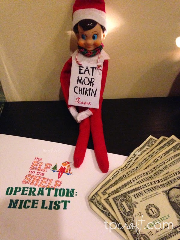 Elf on the Shelf – Operation: Nice List {breakfast for teachers}