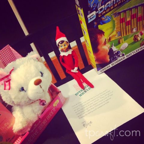 Elf of the Shelf – Operation: Nice List {toy donations}