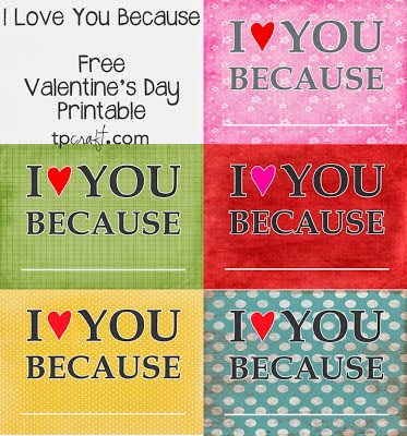 Free Valentine’s Day Printable {Great Last Minute Gift Idea}