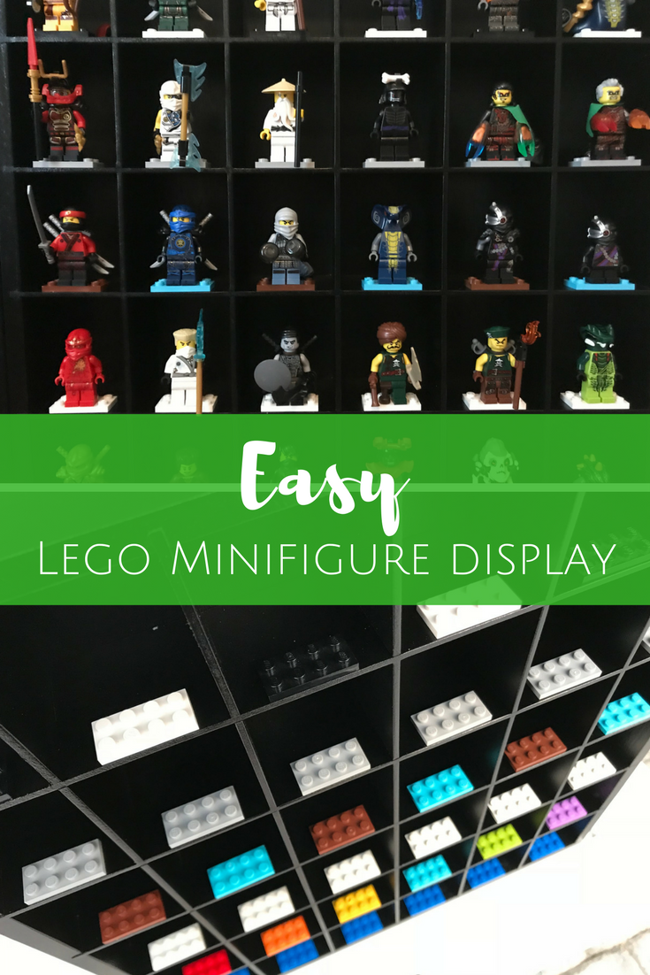 Make Your Own LEGO Minifigure Display Case