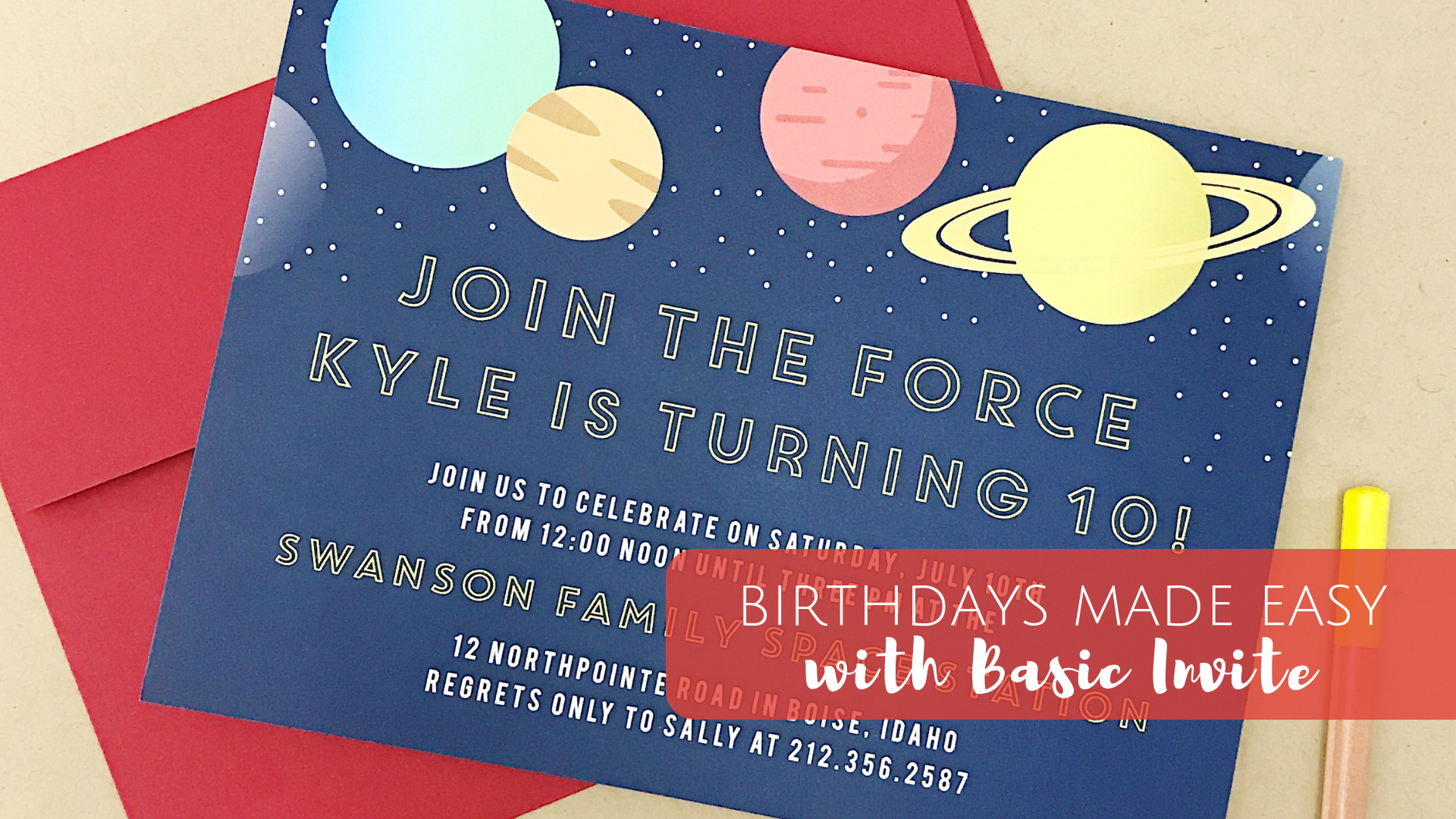 Birthdays Made Easy with Basic Invite