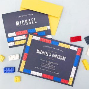 Lego Birthday Party Invite