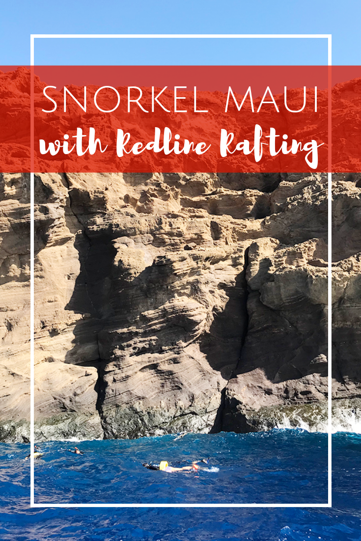 Redline Rafting snorkel tour, Turtle Town & Molokini Crater in Maui, Hawaii.