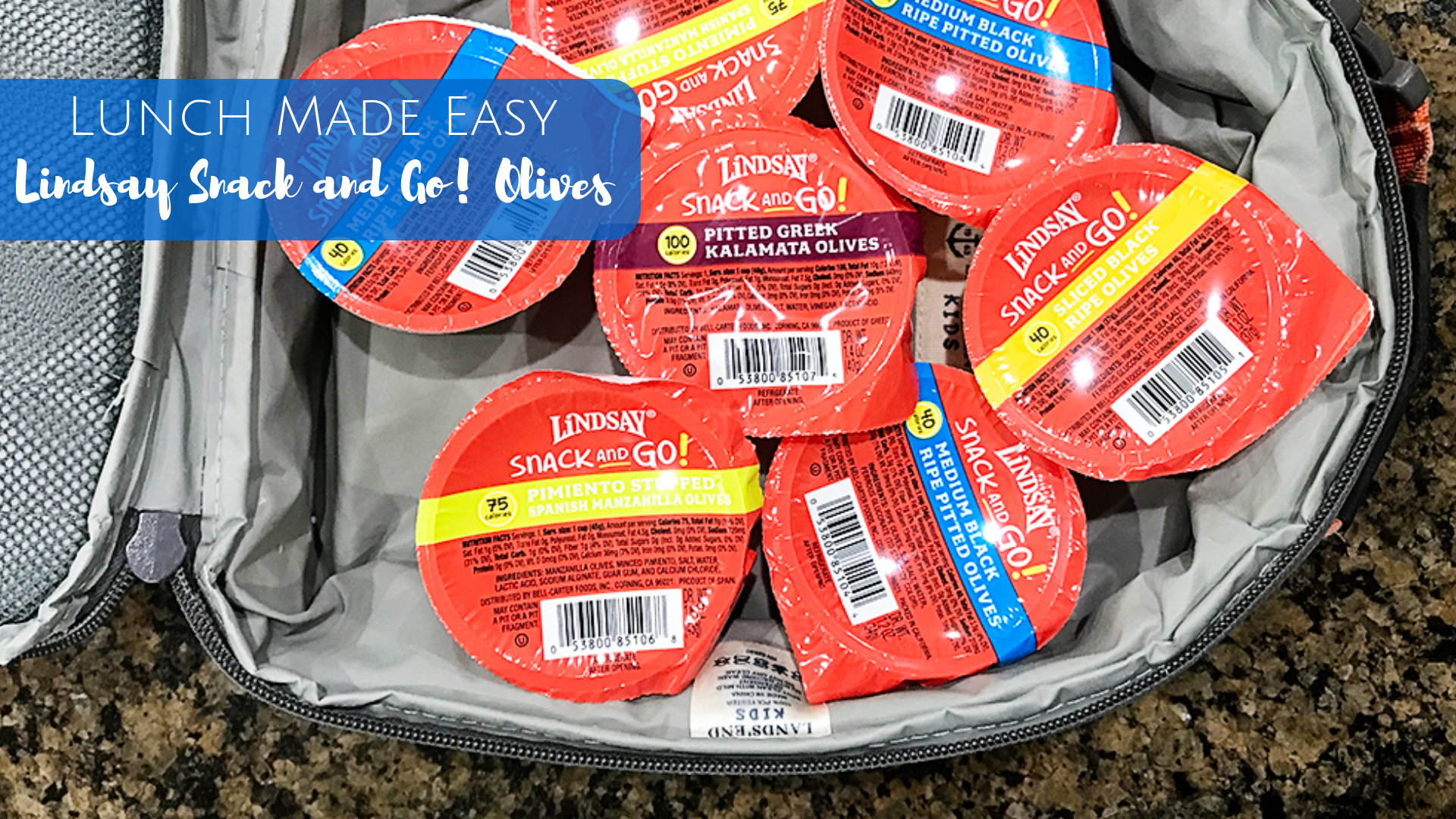 Lunch Made Easy with Lindsay Snack and Go! Olives