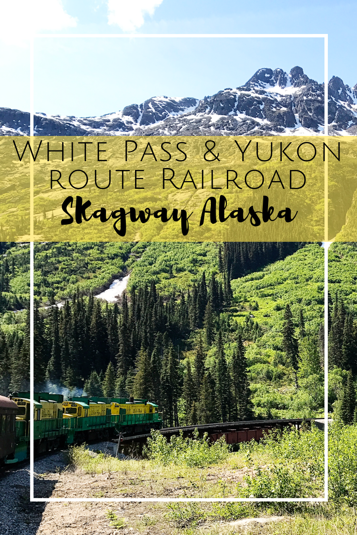 Riding the White Pass & Yukon Route Railroad in Skagway Alaska. A great excursion for your Alaskan cruise!