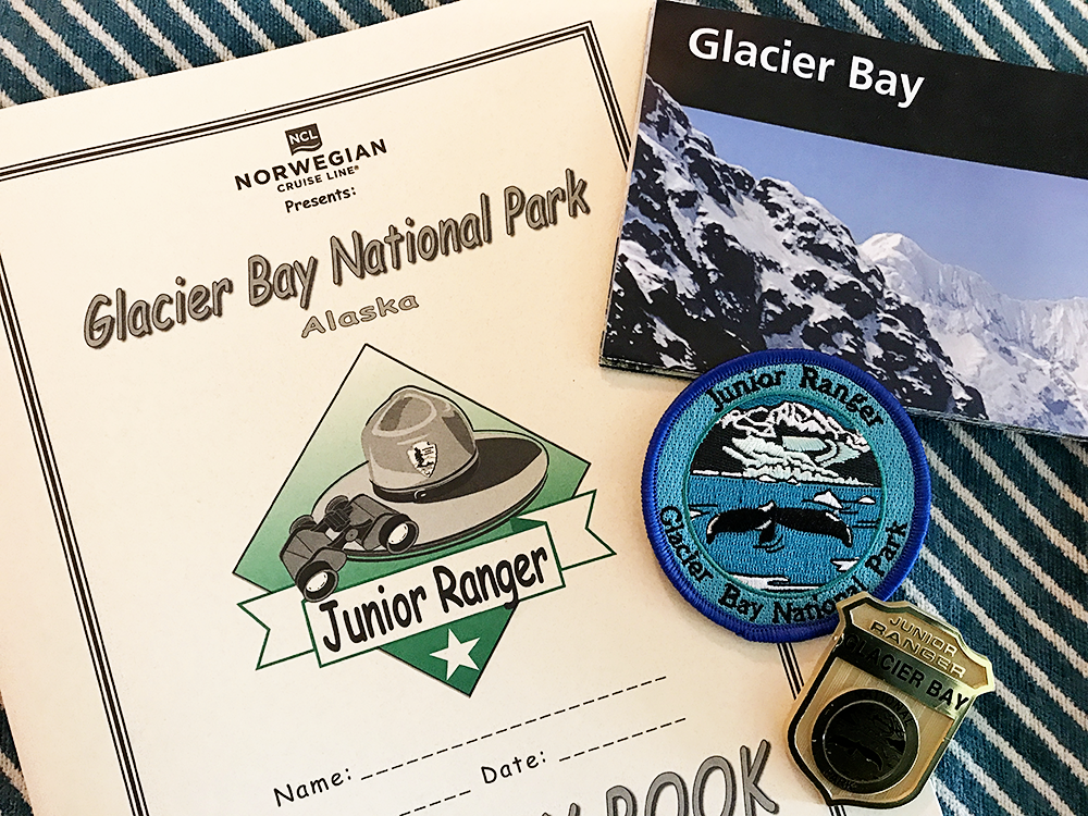 Glacier Bay National Park Junior Ranger Badge on your Alaska Cruise