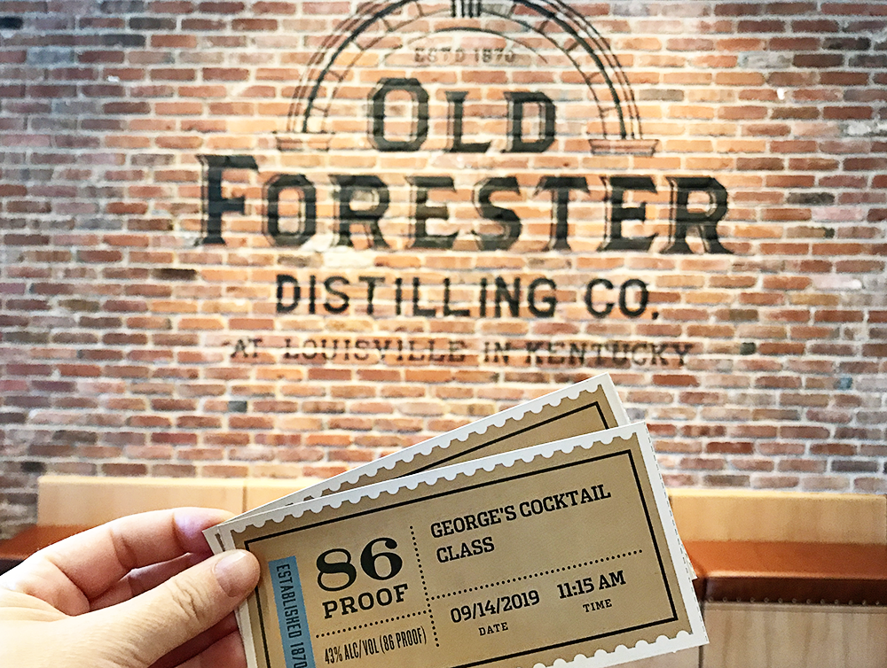 Old Forester Distillery in Louisville, Kentucky - George's Bar Cocktail Class