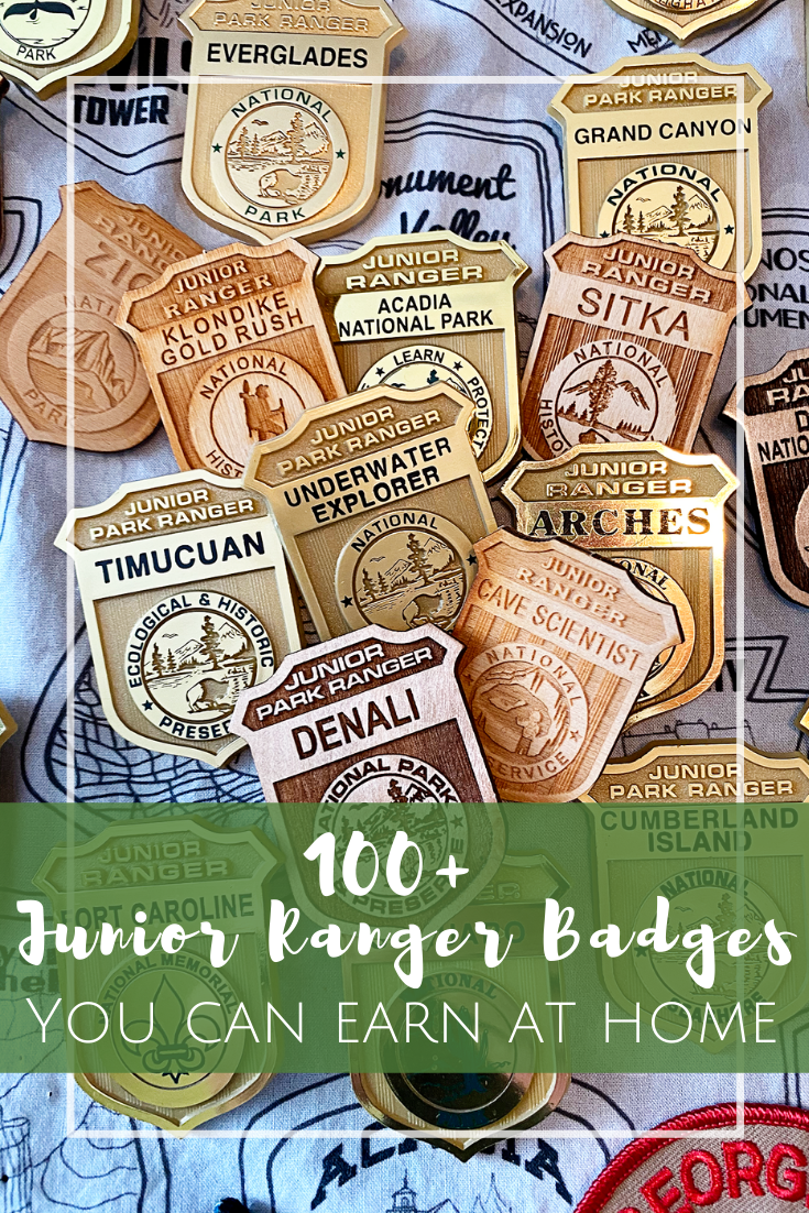 100+ Junior Ranger Badges you can earn from home!