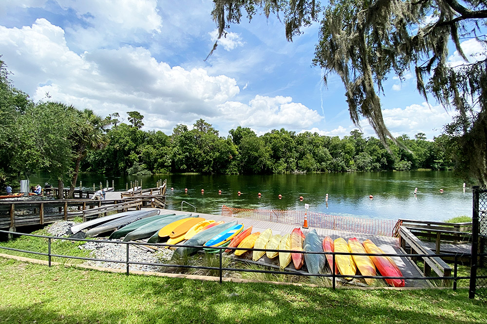 Kayaking Rainbow River in Dunnellon, Florida - KP Hole County Park